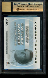 2004 Battlestar Galactica Autograph Patrick Macnee Limited Auto BGS 10 Pristine